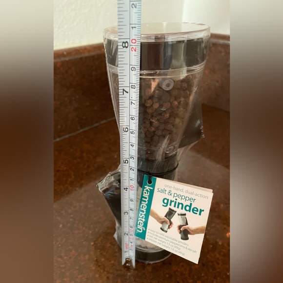 Kamenstein Salt & Pepper Grinders One Hand Dual Action FineCourse Adjustable NWT - Picture 5 of 10